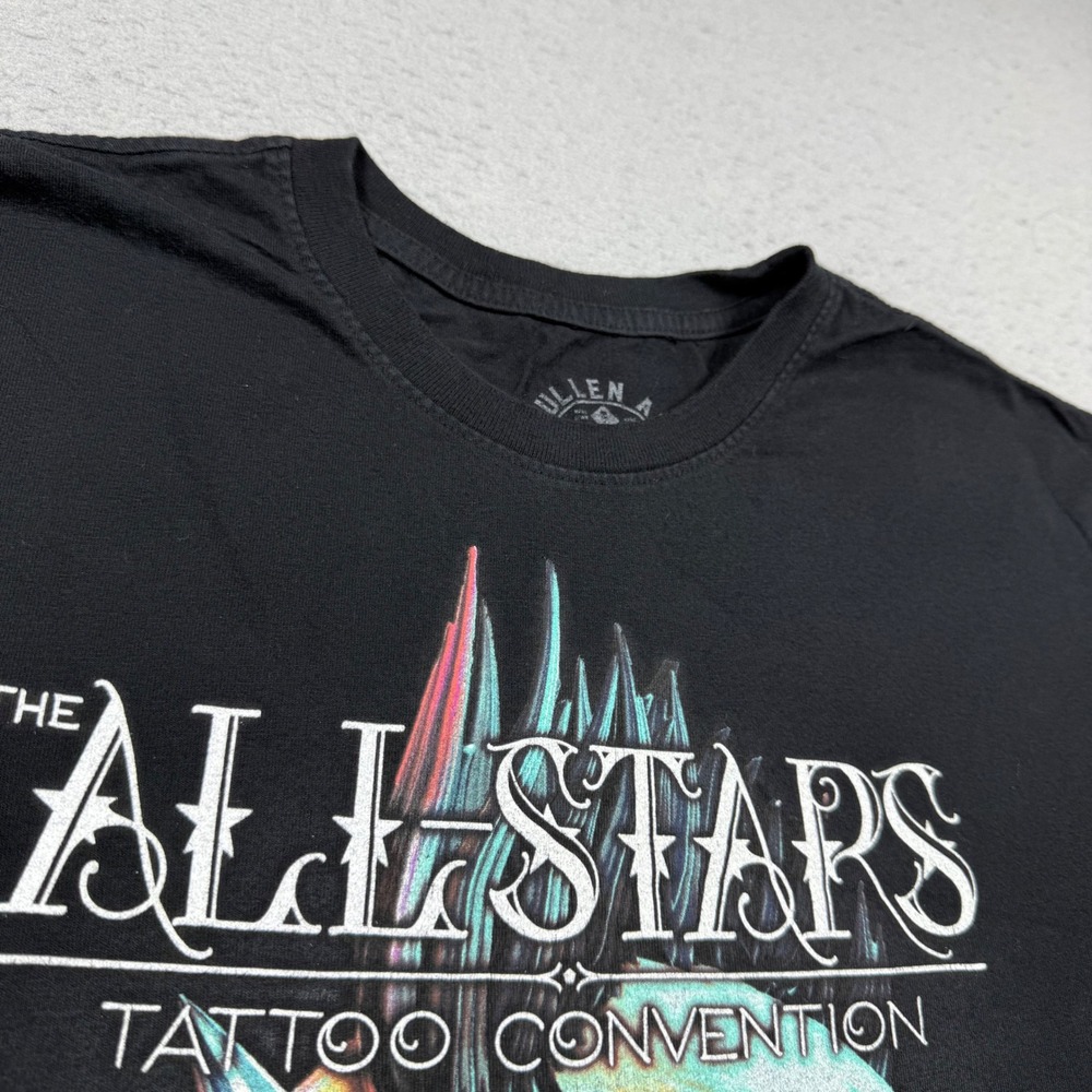 Sullen Art Collective All Stars Tattoo Convention Miami 2023 Skull T-Shirt Black